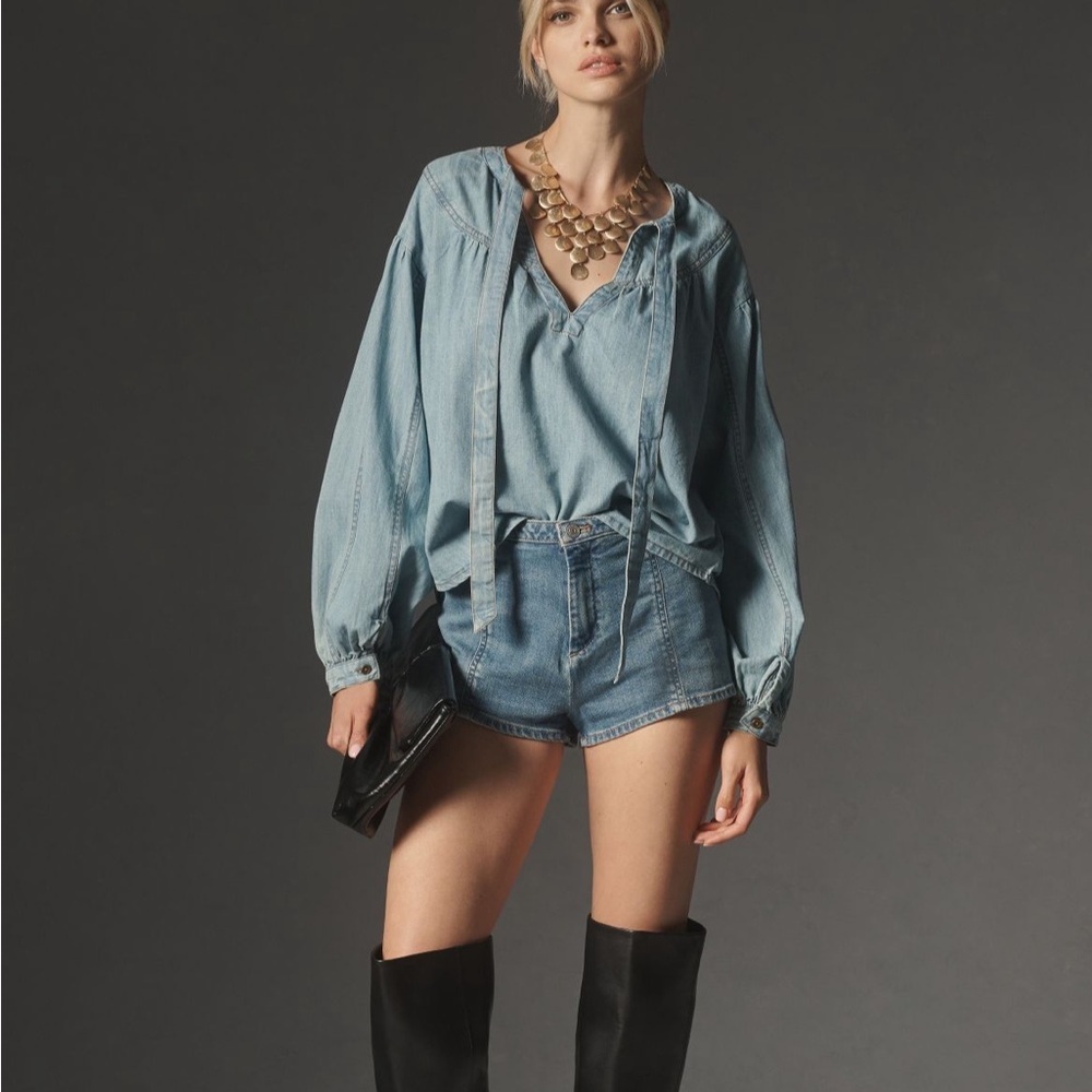 3 for 30$ Anthropologie Pilcro denim shorts NWT - Picture 4 of 7